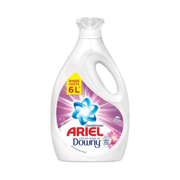 Ariel Concentrated Liquid Detergent with Downy 3L Concentrado Liquido con toque de Downy 3 Litros